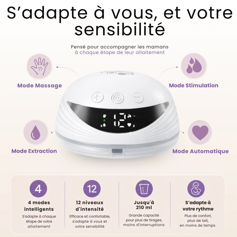 FinConfort Pro : Tire-Lait nomade BALULU